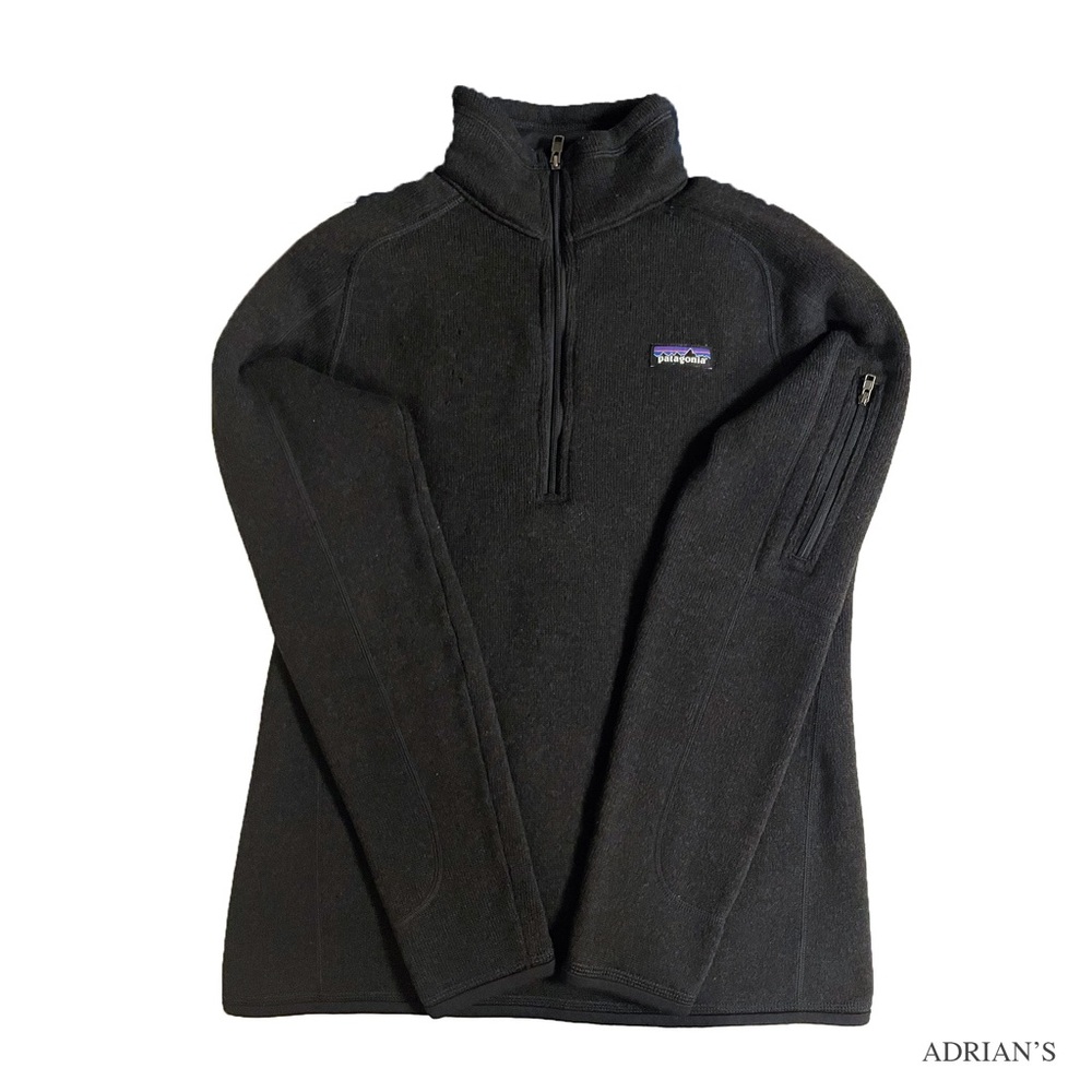 Patagonia Fleece Pullover Black | Quarter Zip
